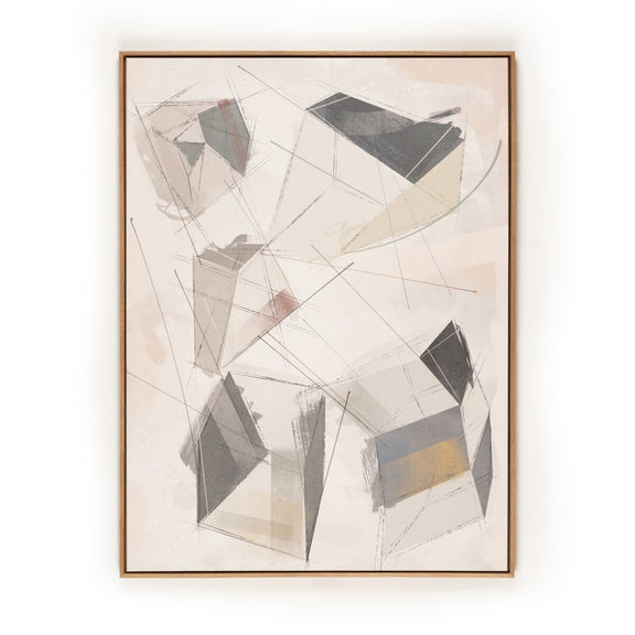 Escalate Diptych by Coup d'Esprit - White Oak Floater
