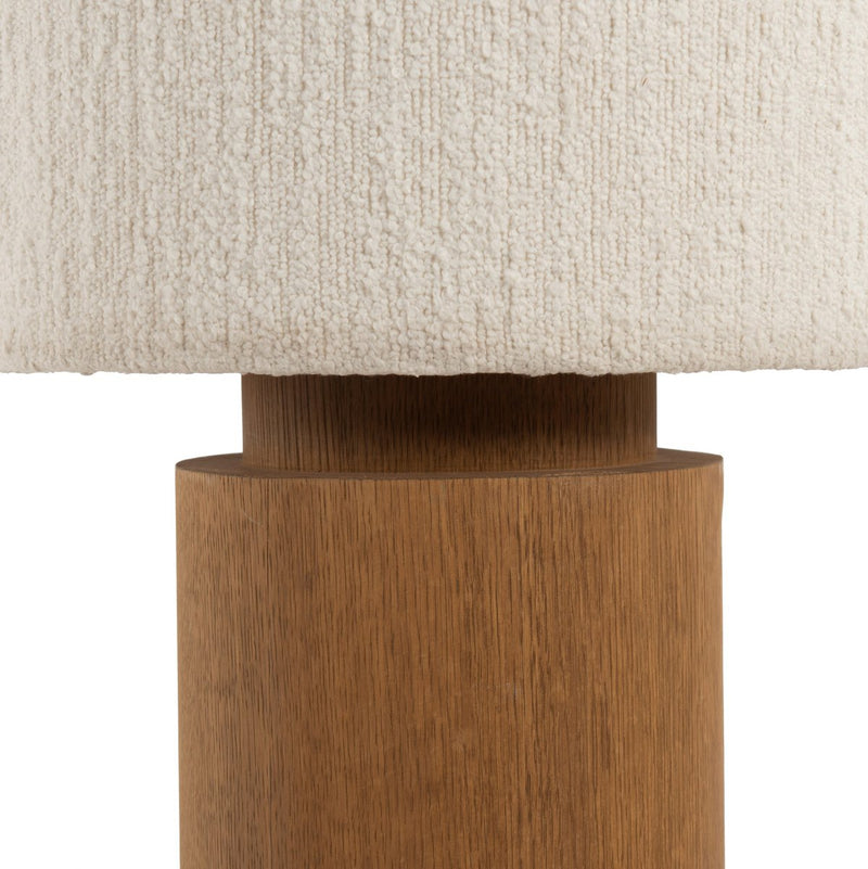 Haney Floor Lamp - Light Smoked Oak Veneer