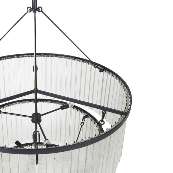 Meredith Large Chandelier - Antiqued Iron