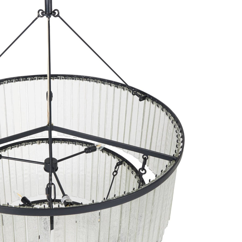 Meredith Large Chandelier - Antiqued Iron