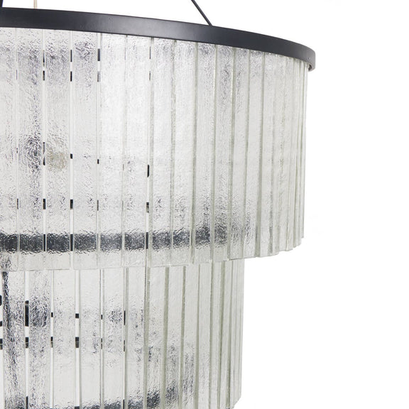 Meredith Large Chandelier - Antiqued Iron