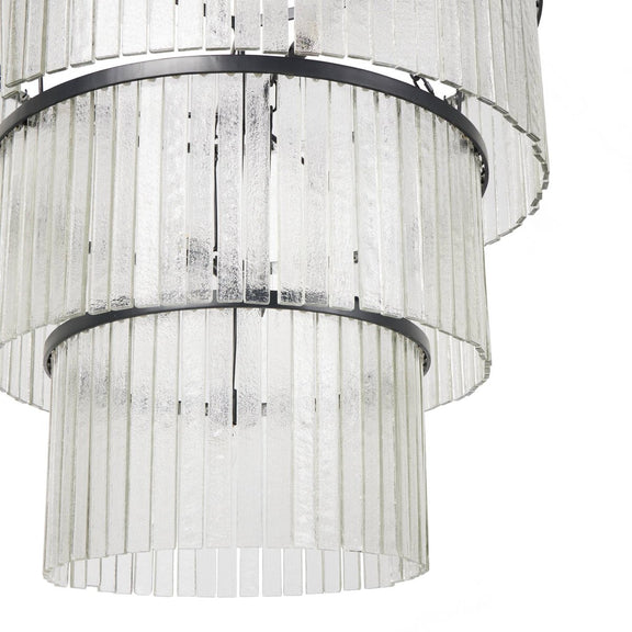 Meredith Large Chandelier - Antiqued Iron