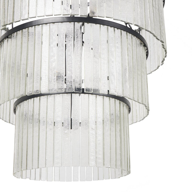 Meredith Large Chandelier - Antiqued Iron