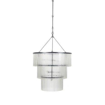 Meredith Large Chandelier - Antiqued Iron