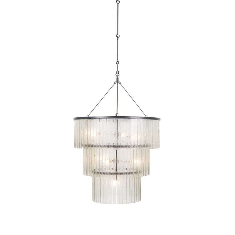 Meredith Large Chandelier - Antiqued Iron
