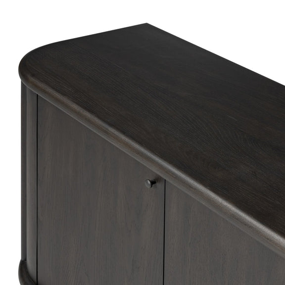 Florent Sideboard - Smoked Black Solid