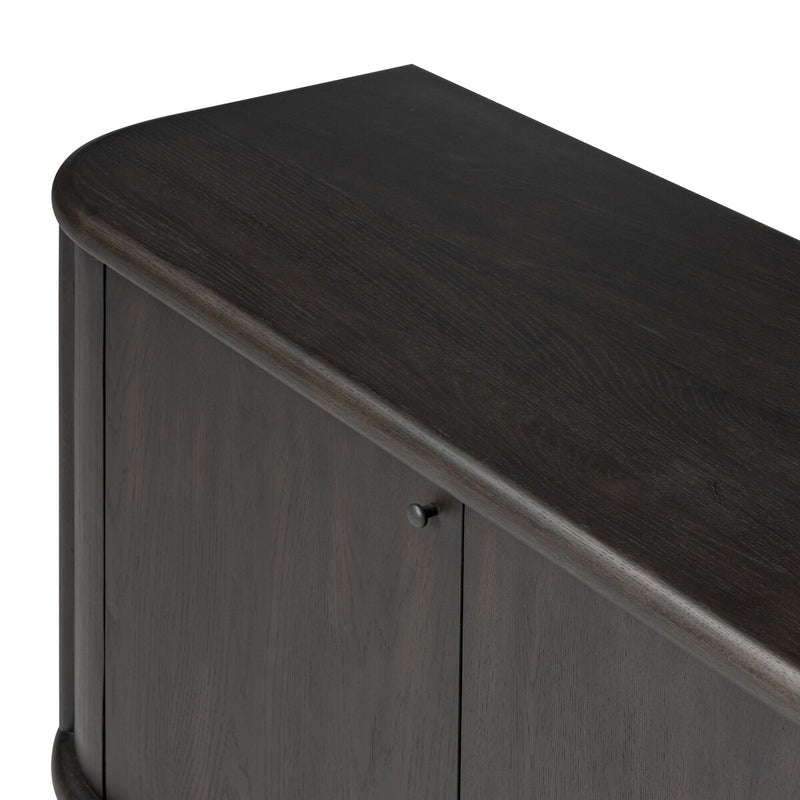 Florent Sideboard - Smoked Black Solid