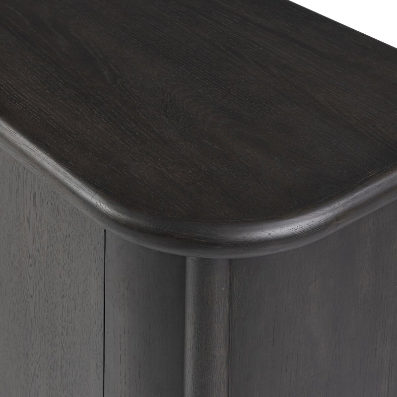 Florent Sideboard - Smoked Black Solid