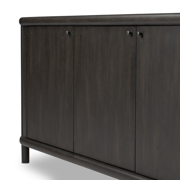 Florent Sideboard - Smoked Black Solid