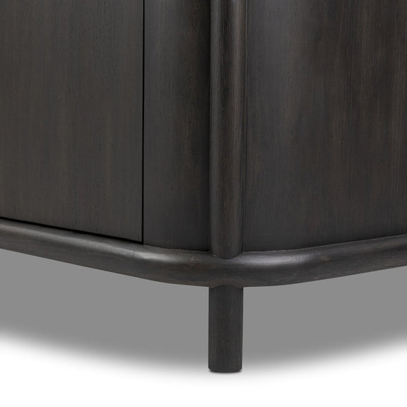 Florent Sideboard - Smoked Black Solid