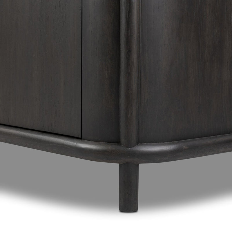Florent Sideboard - Smoked Black Solid