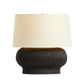 Kragen Table Lamp - Textured Matte Black Porcelain