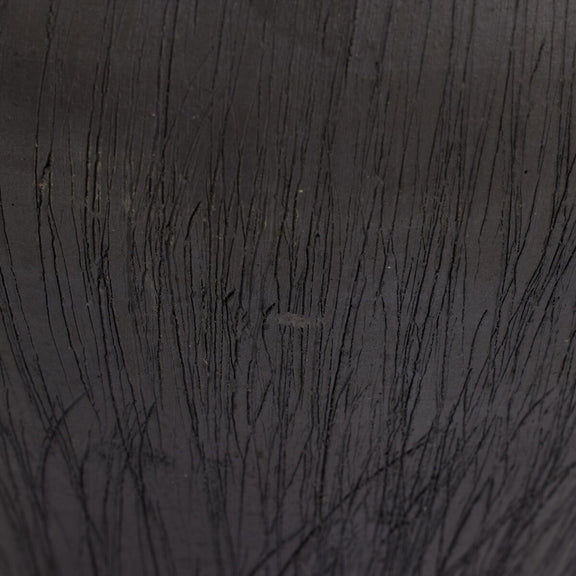 Clea Vessel - Aged Black Terracotta