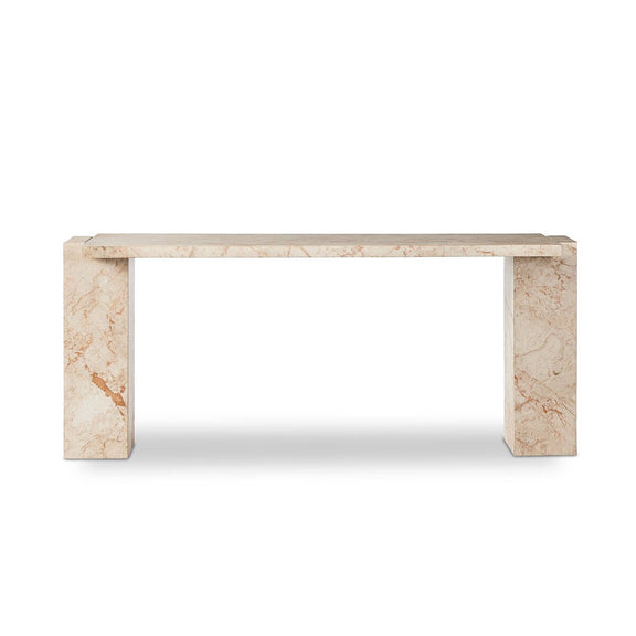 Romano Console Table - Desert Taupe Marble