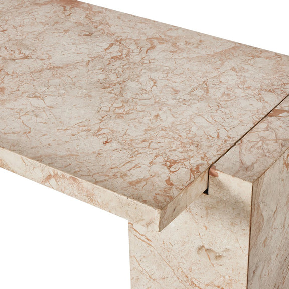 Romano Console Table - Desert Taupe Marble