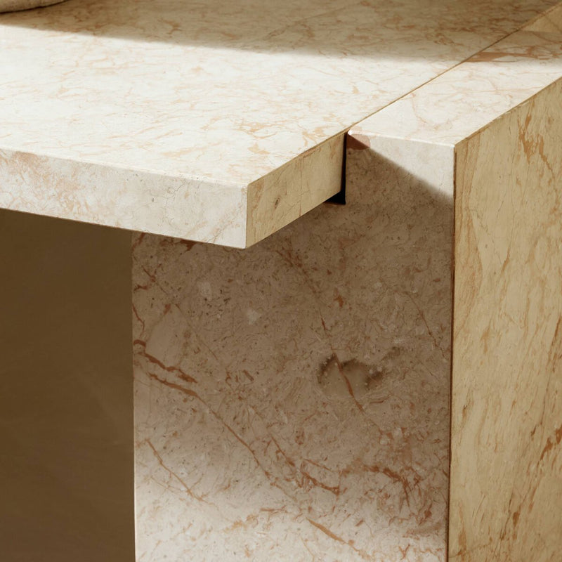Romano Console Table - Desert Taupe Marble
