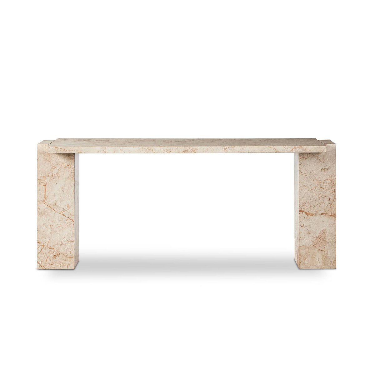 Romano Console Table - Desert Taupe Marble