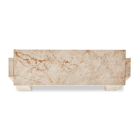 Romano Console Table - Desert Taupe Marble