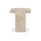 Romano End Table - Lunar Marble