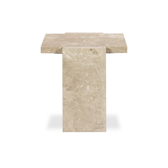 Romano End Table - Lunar Marble