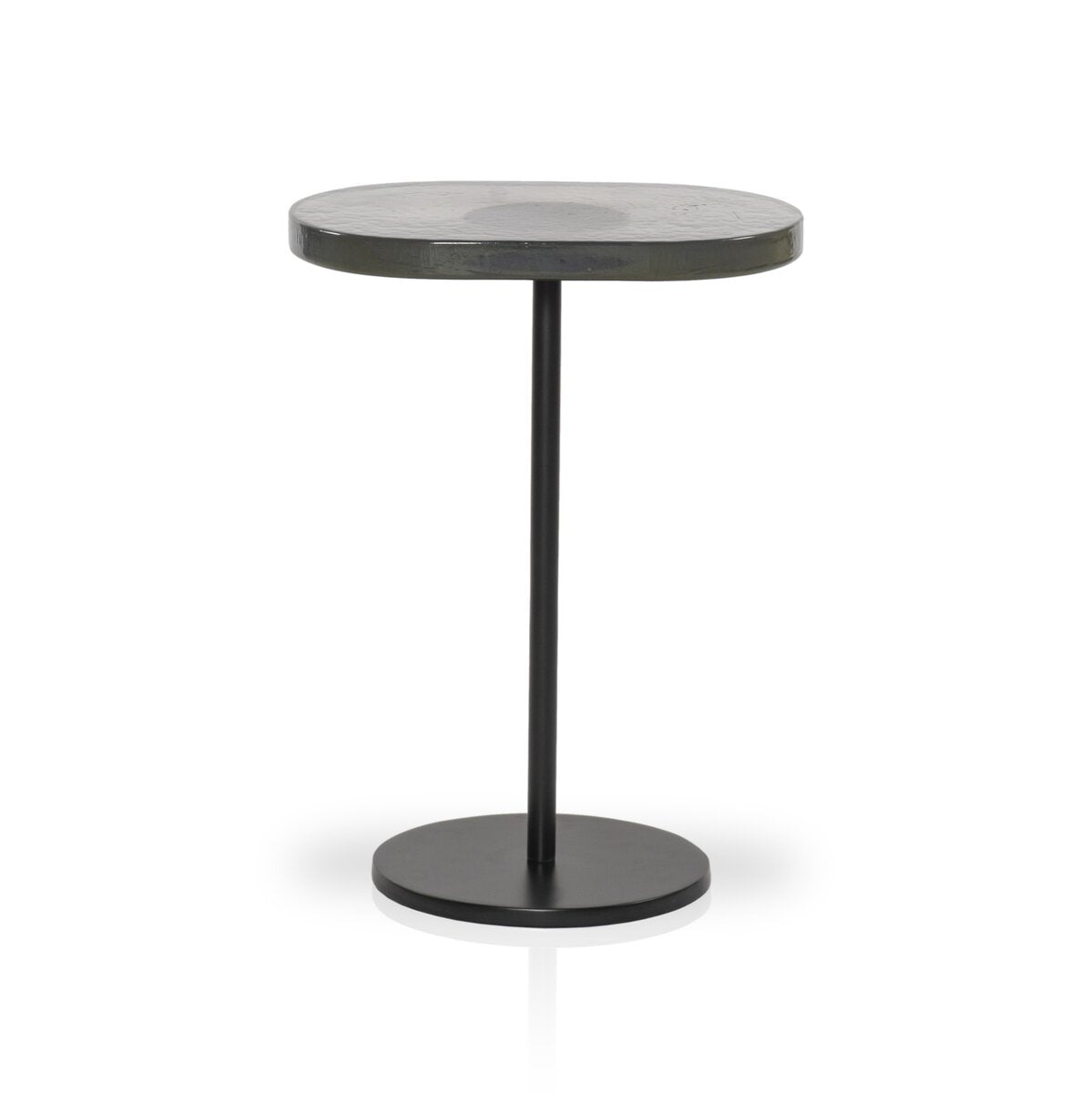 Vinia End Table - Iron Matte Black
