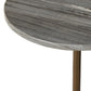 Raven End Table - Ebony Marble