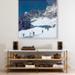 Cortina D'ampezzo by Slim Aarons - White Maple Floater
