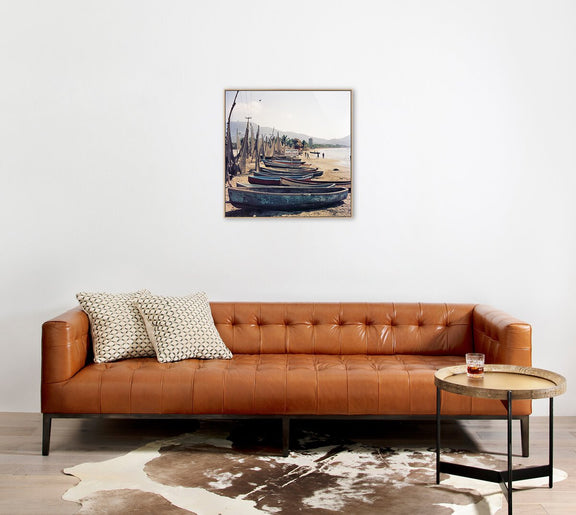 Fishing Boats by Slim Aarons - White Oak Floater