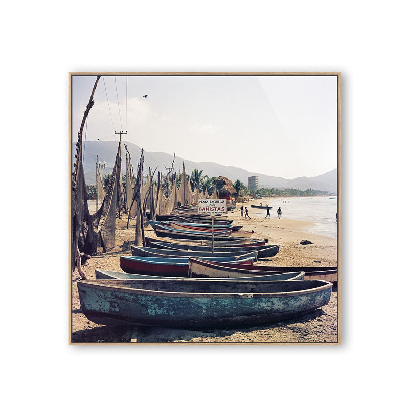 Fishing Boats by Slim Aarons - White Oak Floater
