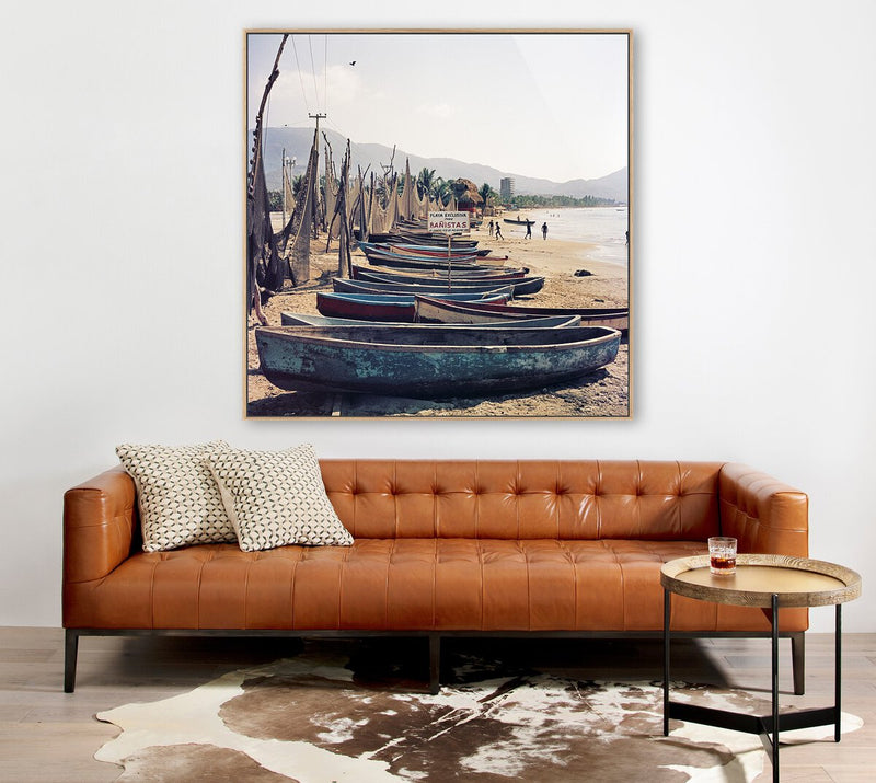 Fishing Boats by Slim Aarons - White Oak Floater