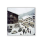 Klosters by Slim Aarons - White Maple Floater