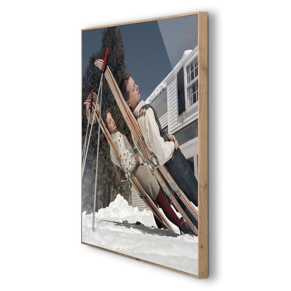 New England Skiing by Slim Aarons - White Oak Floater