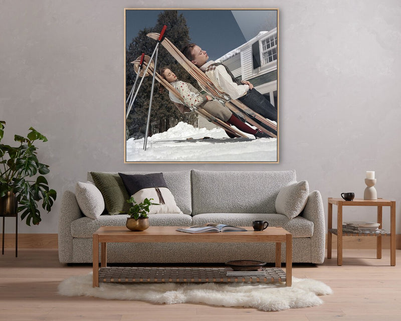 New England Skiing by Slim Aarons - White Oak Floater