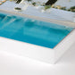 Pool At El Venerol by Slim Aarons - White Maple Floater