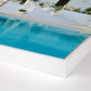Pool At El Venerol by Slim Aarons - White Maple Floater