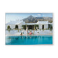 Pool At El Venerol by Slim Aarons - White Maple Floater