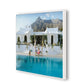 Pool At El Venerol by Slim Aarons - White Maple Floater
