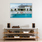 Pool At El Venerol by Slim Aarons - White Maple Floater