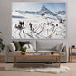 Zermatt Skiing I by Slim Aarons - White Maple Floater