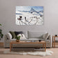 Zermatt Skiing I by Slim Aarons - White Maple Floater