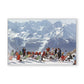 Lounging In Verbier by Slim Aarons - White Maple