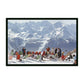Lounging In Verbier by Slim Aarons - Black Maple