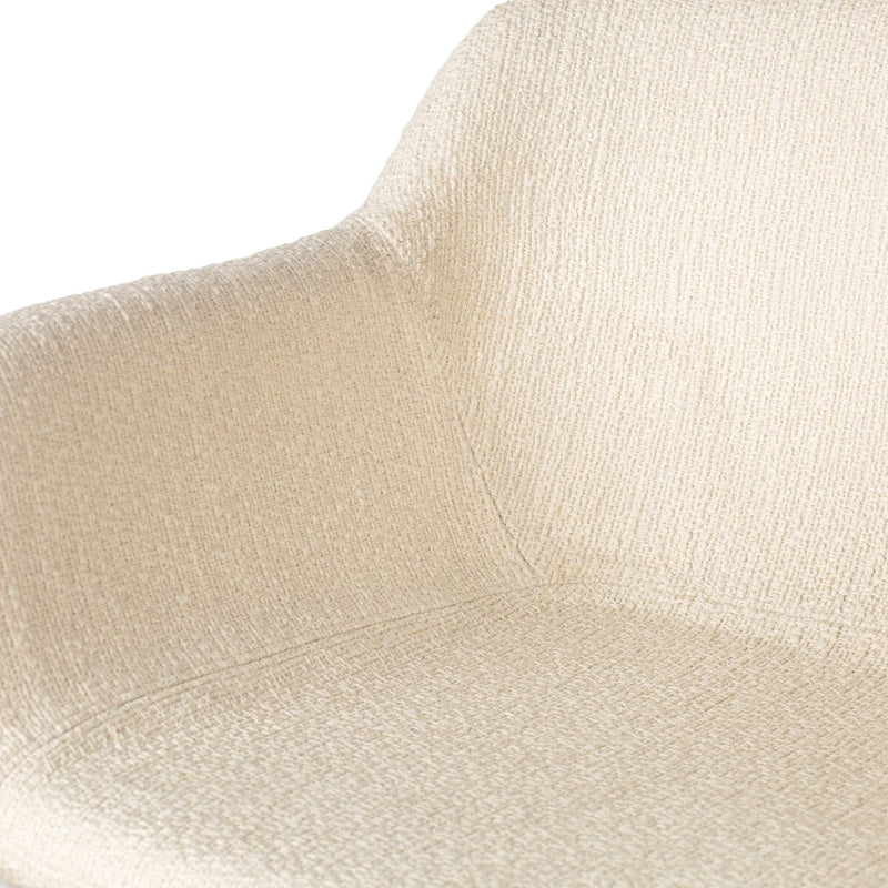 Hannah Swivel Bar + Counter Stool - Kerbey Ivory