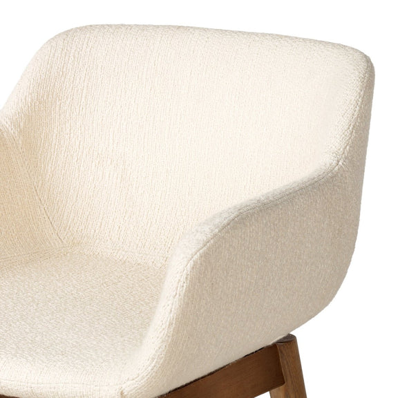 Hannah Swivel Bar + Counter Stool - Kerbey Ivory