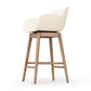 Hannah Swivel Bar + Counter Stool - Kerbey Ivory