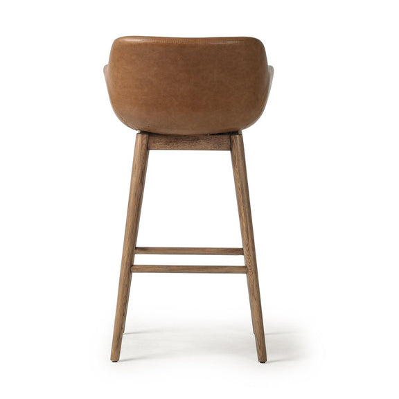 Hannah Swivel Bar + Counter Stool - Sonoma Chestnut