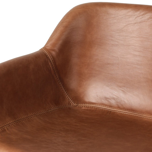 Hannah Swivel Bar + Counter Stool - Sonoma Chestnut