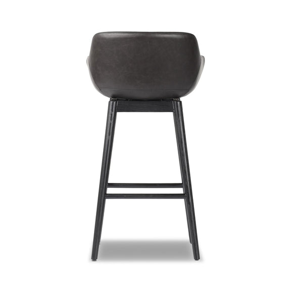 Hannah Swivel Bar + Counter Stool - Sonoma Black