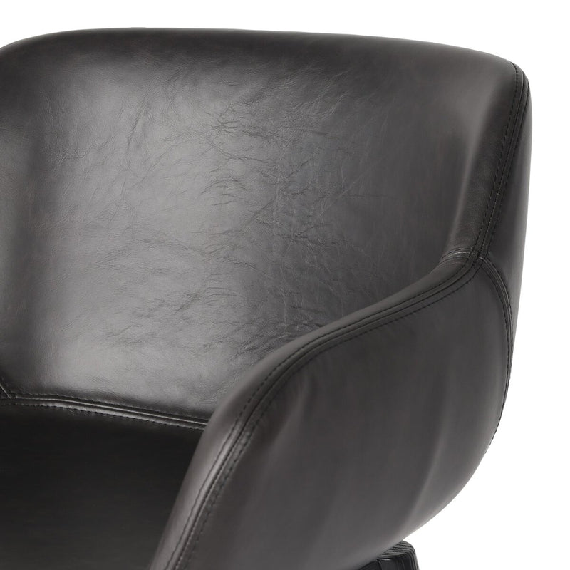 Hannah Swivel Bar + Counter Stool - Sonoma Black