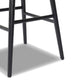 Hannah Swivel Bar + Counter Stool - Sonoma Black